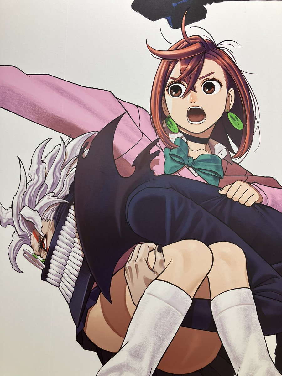 New Momo and Okarun Illustration