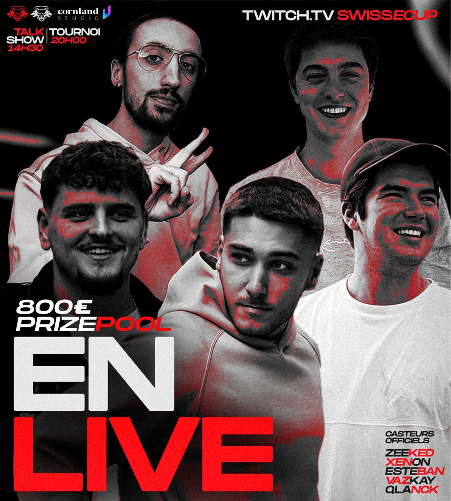 LIVE MAINTENANT ! 

twitch.tv/swissecup