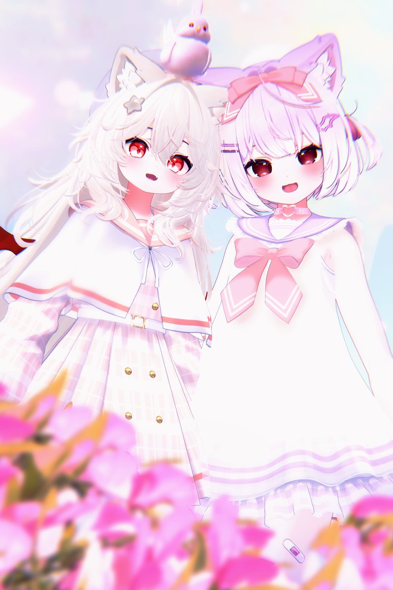Kotori_VRChat's tweet image. 【🐣ご報告✨】
この度しあちゃんの妹として「ColorfulParty~からぱり~」に所属させて頂くことになりましたー!🐾
これからも写真とかダンスとか、いろいろ頑張っていきたいと思います!!🐈
よろしくお願いいたしますね~!🌸
#からぱり
