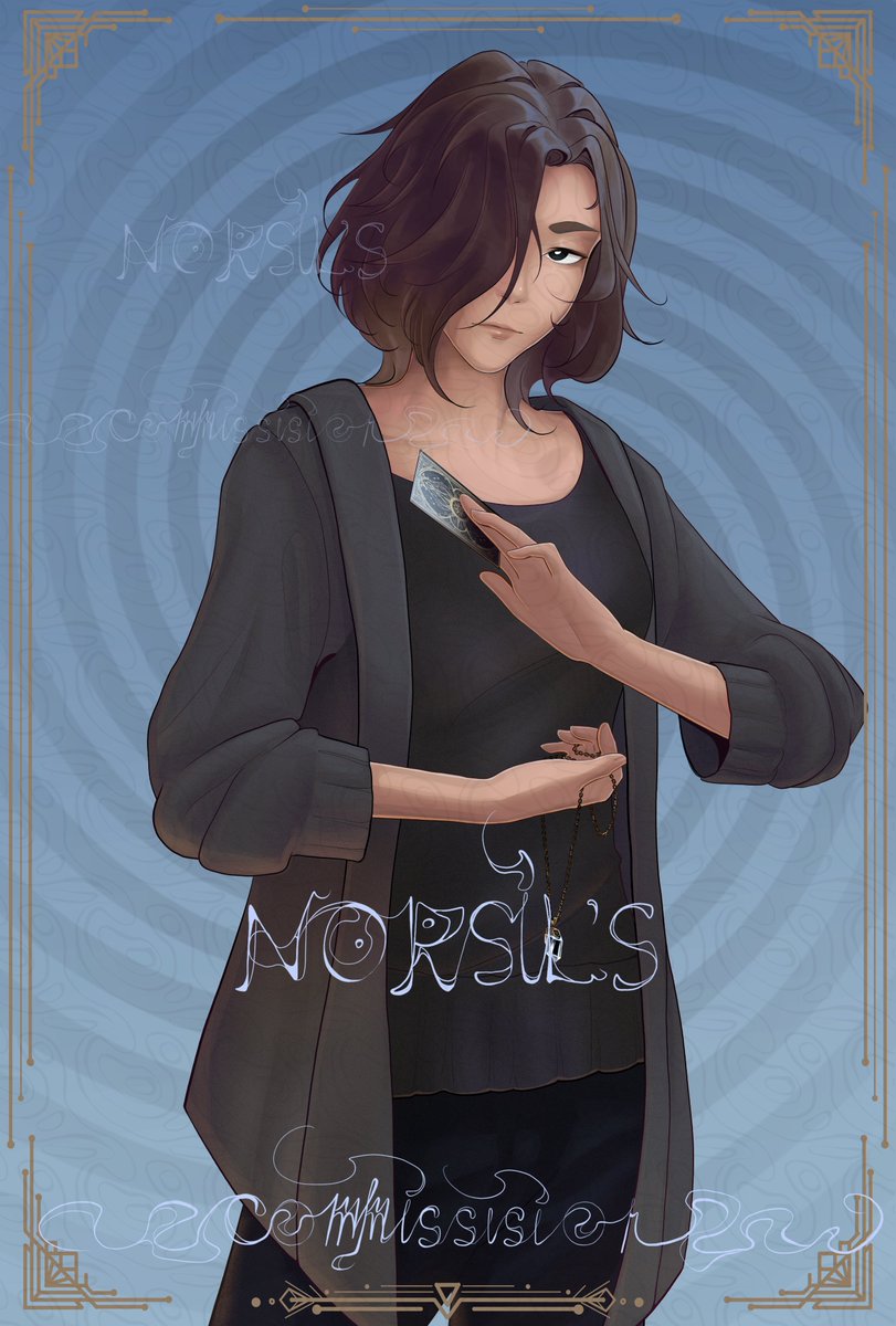 Norsil7's tweet photo. Another one commission (๑>◡<๑) 

#fantasyart #girl #art #artwork #hypnosis #magic #DnD #dndportrait #digital #drawing #cutegirl #dndart #artcommission #opencommissions #taro #smallartist #portrait #calm https://t.co/BOrAMwTkTf