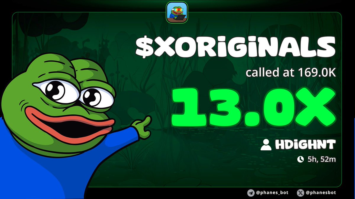 hadyor's tweet photo. 4hybryA7PCCqSvnoaisyF2cMz13NNqcXoxNBoGvnpump
$XORIGINALS @XOriginals
Originals is coming... Are you ready? #XOriginals #WhatIsComing
inals قادم... هل أنتم مستعدون؟ #XOriginals #ما_القادم https://t.co/7Mjmj1CHXH