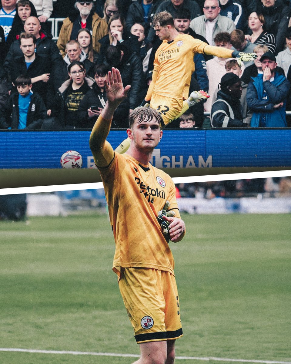 Proud. 💙

A clean sheet for <a href="/TobySteward12/">Toby Steward</a> on his <a href="/EFL/">EFL</a> debut for Crawley at the home of the League One champions.

#Pompey