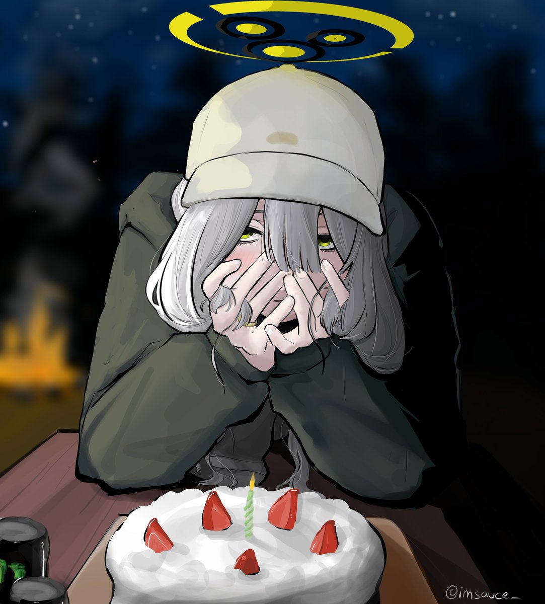 imsauce_'s tweet photo. Hare Birthday Camping 
#ブルアカ https://t.co/eVrBObNz7h