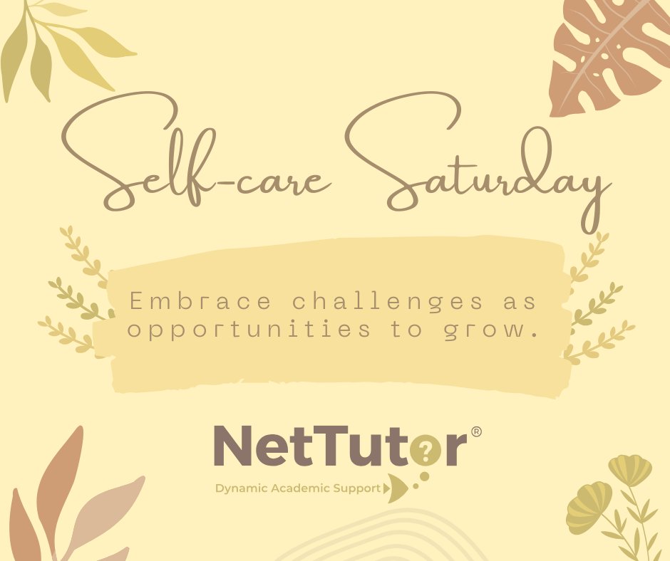 nettutor's tweet image. 🌱 When you face a tough problem, see it as a chance to develop new skills. Each challenge builds your resilience and expands your learning. #NetTutor #SelfCare #GrowStrong