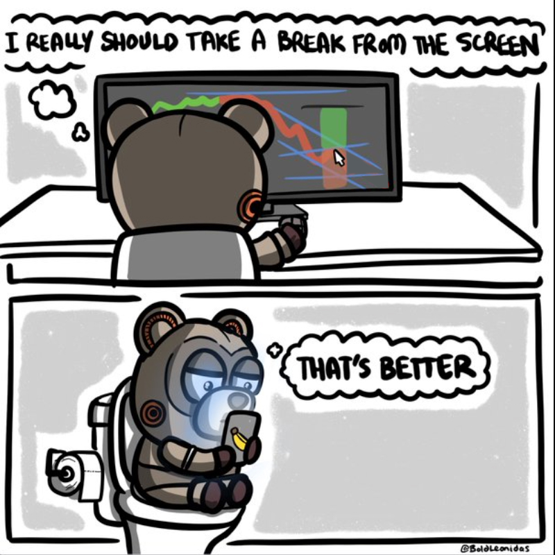 ChartGuys's tweet photo. Trader logic 🤣 🤦🏼‍♂️ https://t.co/mfXzvbOD49
