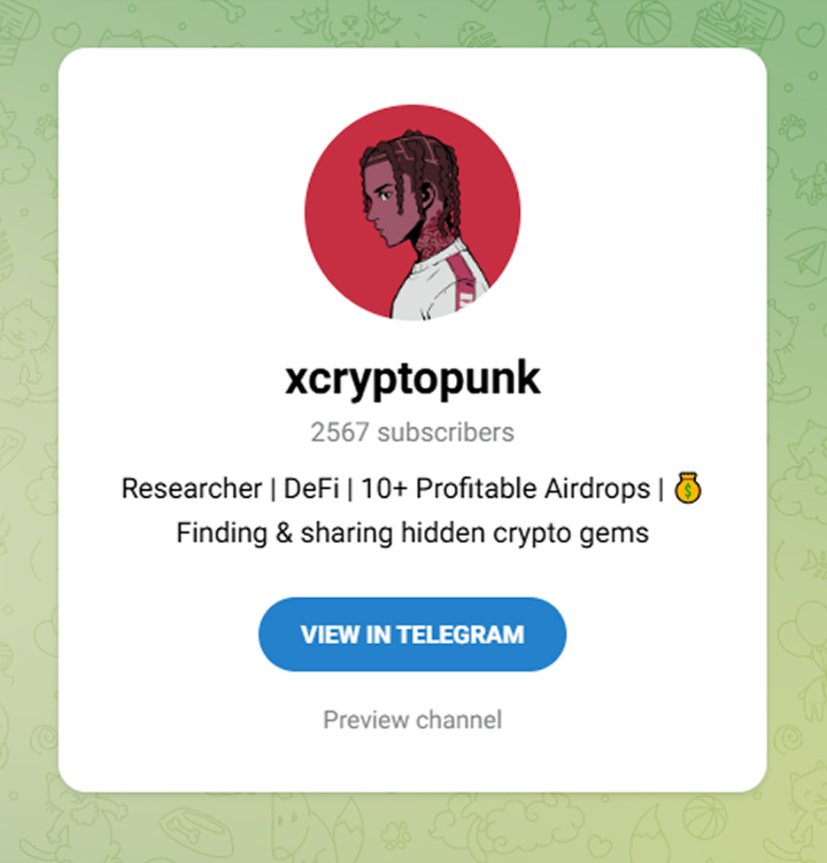 cryptopunk tweet media