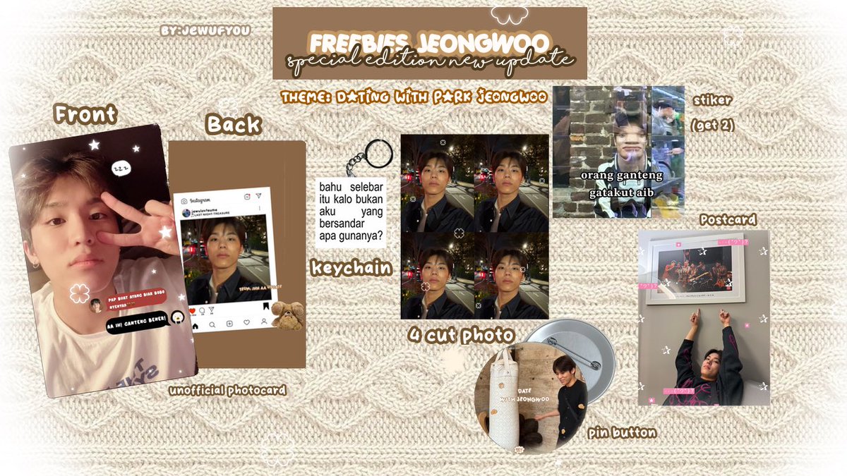 [help rt&amp;&amp;like ]

— interest check!!

⊹₊ ˚‧︵‿₊୨ ᰔ ୧₊‿︵‧ ˚ ₊⊹
park jeongwoo freebies
finally update edition~✨
by: <a href="/jewufyou/">ailand</a>

how to claim?
💛 Rt&amp;Like
💙TEUME ONLY 
💚CO ORENJI🍊25.4 2025 [21.00 wib] 9.000 no rf

Drop ur @ if u interested yaaa~~