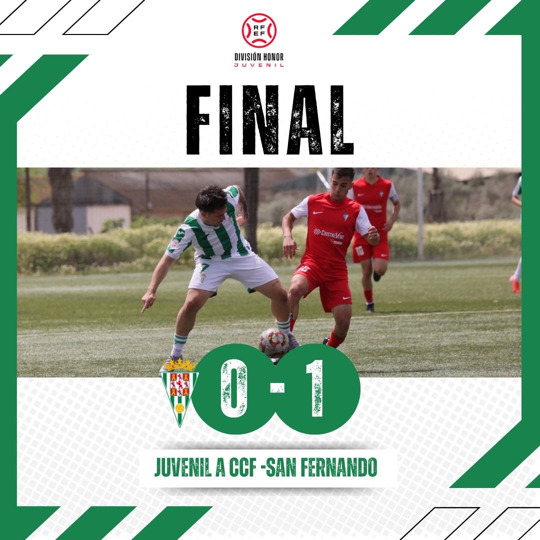 canblanquiverde's tweet photo. 🅵🅸🅽🅰🅻
#CCFJuvenilASanFernando 0️⃣-1️⃣
La permanencia matemática del #CCFJuvenilA tendrá que esperar.
#futmasc #canteraCCF #FindeCCF https://t.co/cMRqdAPlIa