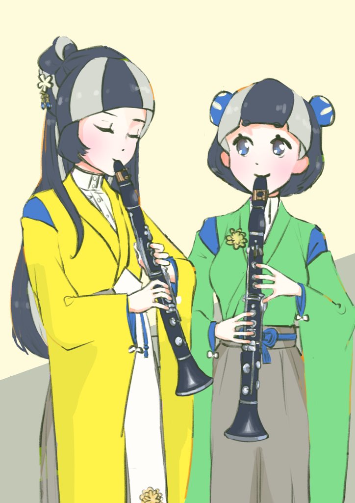 こちら🦁🌼ちゃんで参加しておりました…！（激遅）
おっとな〜なふたり
#migen吹奏楽合作