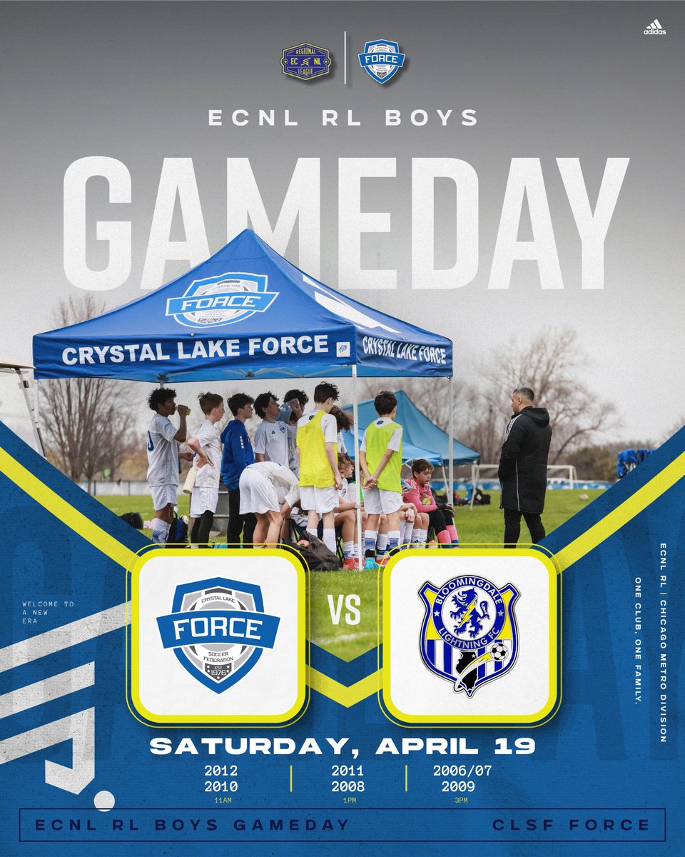 Back at it‼️

Full slate of games in ECNL RL vs. <a href="/bloomingdalefc/">Bloomingdale FC</a> 

Come on out to Lippold to cheer them on!! 🔥👏🏻 ⚽️

<a href="/ECNLboys/">ECNL Boys</a> 

#goforce #ecnlrl #gameday #springsoccer #letsgo
