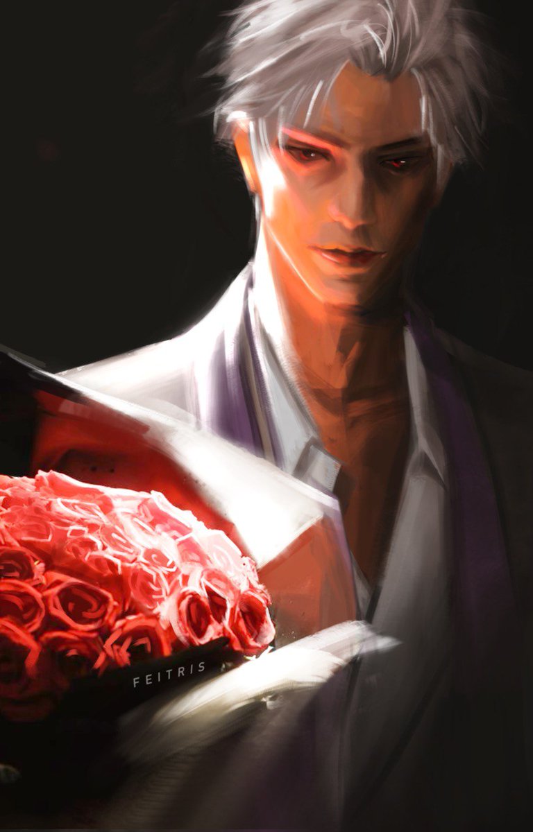 feitris's tweet photo. Happy Birthday Sylus 🎂
Back to realism 😂

#sylus #秦彻 #恋与深空 #loveandeepspace #fanart https://t.co/KXNG9QLnRu
