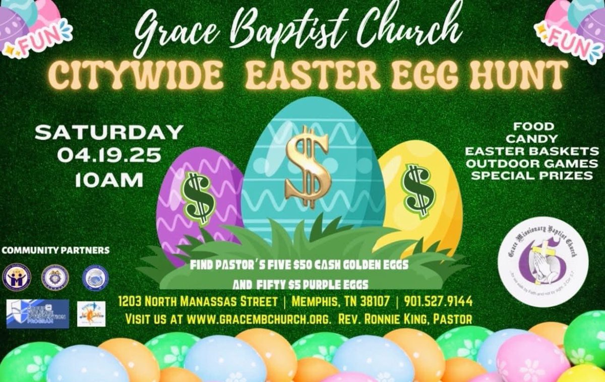 MEM_PoliceDept's tweet photo. Easter is almost here — and so is the fun! 📷
Still looking for the perfect family outing? We’ve got three egg-citing events happening TODAY! Join MPD for games, treats, and springtime fun at one of our listed stations!

#MPDCommunity #Easter2025 https://t.co/umfmVk3bdE