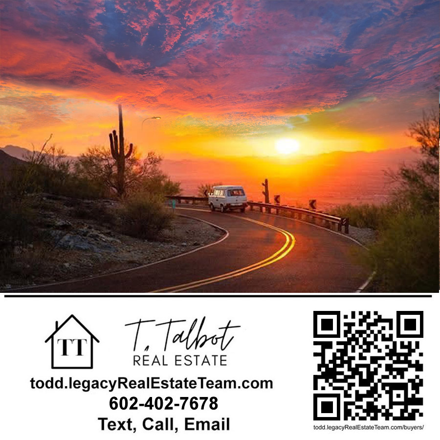 Ditching the California traffic for Arizona's open roads? 🚗💨 Smart move! 😉 Let Talbot Real Estate help you find the perfect place to park your new Arizona lifestyle. From city vibes to desert landscapes, we've got you covered. #ArizonaBound #MovingToArizona #TalbotRealEstate