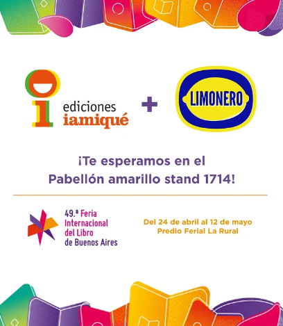 ediciones iamiqué (@_iamique_) on Twitter photo ¡Nos vemos en la <a href="/ferialibro/">Feria del Libro</a> #BuenosAires!
Te esperamos en el PAB. AMARILLO, STAND 1714, con muchas novedades y todos los títulos de 📙#iamiqué 📘<a href="/KalandrakaEdit/">Kalandraka Editora</a> 📗<a href="/algareditorial/">Algar Editorial</a> 📕<a href="/f__pimentel/">fulgencio pimentel</a> 📔#Limonero
💛📖 24/4 a 12/5
💛📖 Jornadas Profesionales: 22 al 24/4
💛📖 La Rural ¡Nos vemos en la <a href="/ferialibro/">Feria del Libro</a> #BuenosAires!
Te esperamos en el PAB. AMARILLO, STAND 1714, con muchas novedades y todos los títulos de 📙#iamiqué 📘<a href="/KalandrakaEdit/">Kalandraka Editora</a> 📗<a href="/algareditorial/">Algar Editorial</a> 📕<a href="/f__pimentel/">fulgencio pimentel</a> 📔#Limonero
💛📖 24/4 a 12/5
💛📖 Jornadas Profesionales: 22 al 24/4
💛📖 La Rural