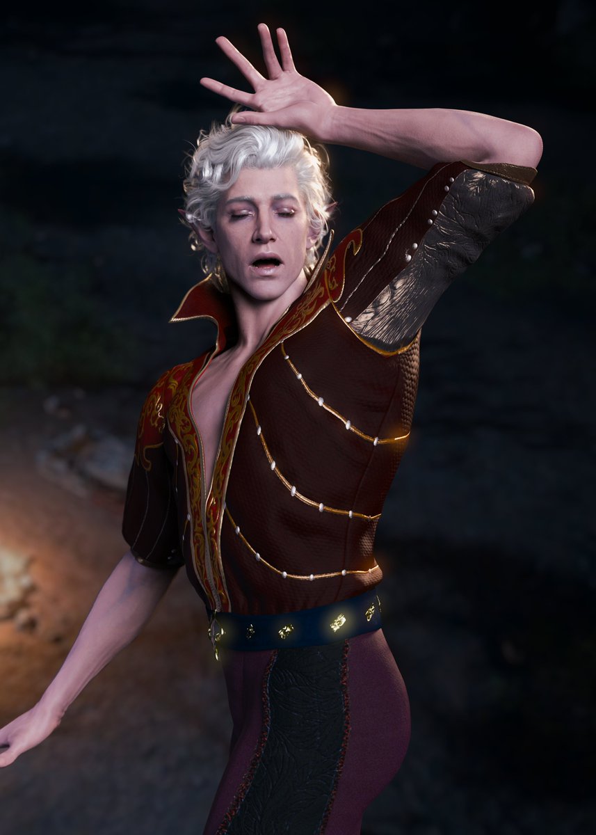 Astarion, confronted with camp chores 
A little something in between projects, inspired by the animated short! 
#Astarion #Astarionfanart #BG3