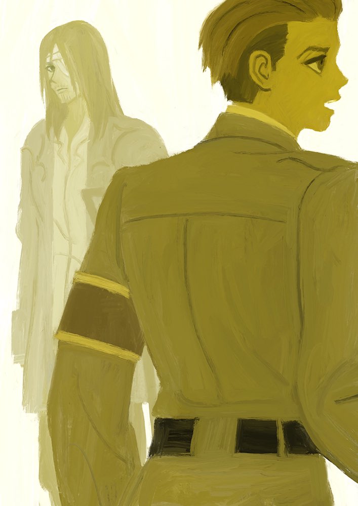 aliceyudeng's tweet image. Why he looks so happy?

#AttackOnTitan #aot