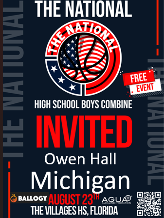 John Strong (@strongbball) on Twitter photo Owen Hall 6’4” SG from 2026 class from Michigan has been invited to the FREE recruiting event "The National" To commit click on QR code and register. Push button Get Tickets. <a href="/prephoopsfl/">Prep Hoops Florida</a> <a href="/PrepHoopsMI/">Prep Hoops Michigan</a> <a href="/BallogyApp/">Ballogy</a> <a href="/PrepHoops/">Prep Hoops 🏀</a> <a href="/thehoopvibe/">ᴊᴀᴋᴇ ᴘᴇʀᴘᴇʀ</a> <a href="/owenhall_13/">Owen Hall</a> Owen Hall 6’4” SG from 2026 class from Michigan has been invited to the FREE recruiting event "The National" To commit click on QR code and register. Push button Get Tickets. <a href="/prephoopsfl/">Prep Hoops Florida</a> <a href="/PrepHoopsMI/">Prep Hoops Michigan</a> <a href="/BallogyApp/">Ballogy</a> <a href="/PrepHoops/">Prep Hoops 🏀</a> <a href="/thehoopvibe/">ᴊᴀᴋᴇ ᴘᴇʀᴘᴇʀ</a> <a href="/owenhall_13/">Owen Hall</a>