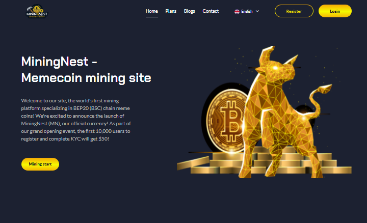 MiningNest's tweet photo. 🎊New Open🎊
MiningNest - Memecoin mining site

Welcome to our site, the world's first mining platform specializing in BEP20 (BSC) chain meme coins! We're excited to announce the launch of MiningNest (MN), our official currency! As part of our grand opening event, the first 10,000 users to register and complete KYC will get $50!

website
https://t.co/HY7hqP747r

Whitepaper EN
https://t.co/ZpDahLr47P

Whitepaper JP
https://t.co/PpNxTxREGg

Twitter(X)
https://t.co/bLQIiZqPek

Telegram
https://t.co/NKVrzinBgC