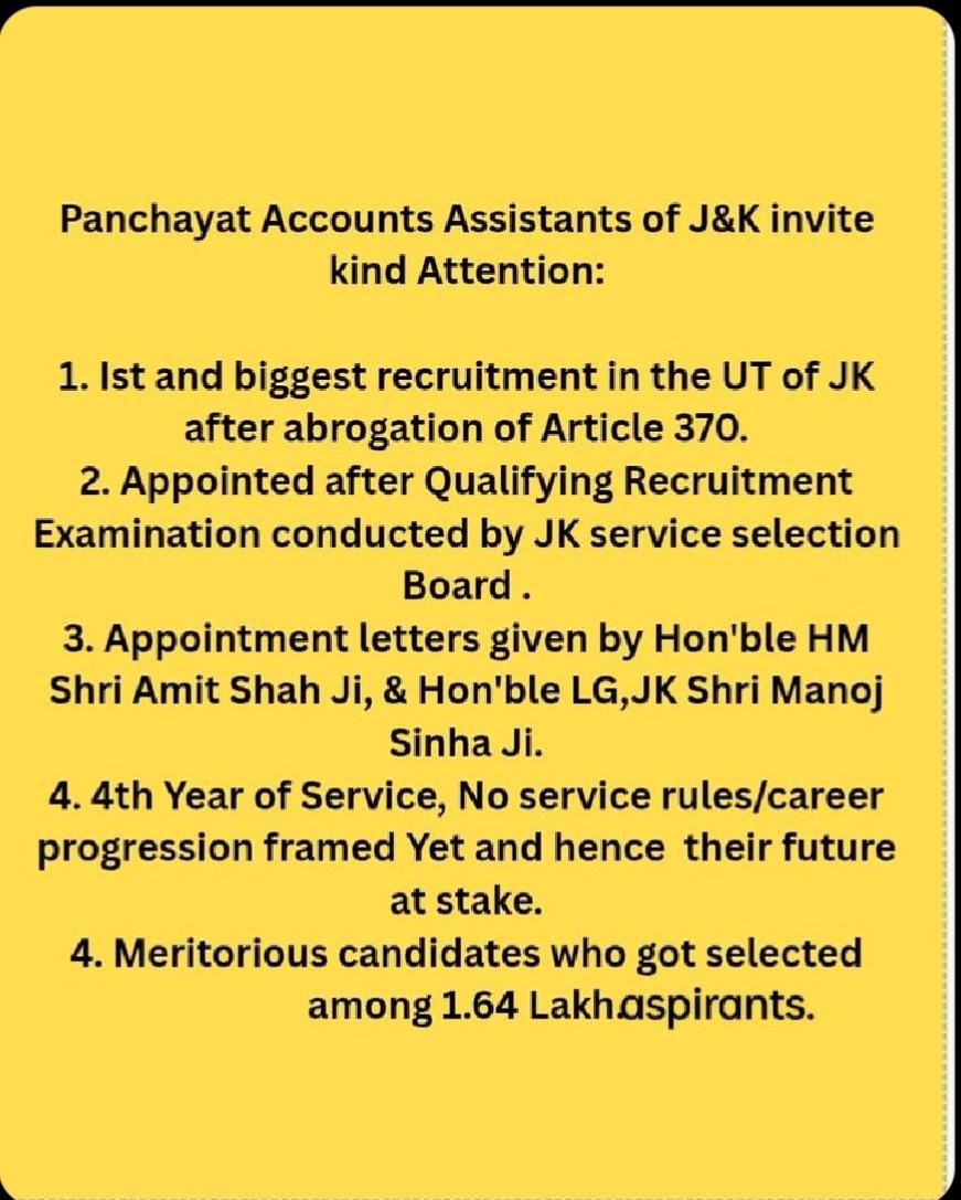 🆃🅴🅷🆂🅴🅴🅽 (@tehseen97020766) on Twitter photo <a href="/DrJitendraSingh/">Dr Jitendra Singh</a> <a href="/OmarAbdullah/">Omar Abdullah</a> #JusticeforPAAs
#careerprogression4PAAs
<a href="/OmarAbdullah/">Omar Abdullah</a> <a href="/OfficeOfLGJandK/">Office of LG J&K</a> <a href="/manojsinha_/">Manoj Sinha</a> <a href="/AmitShah/">Amit Shah</a> <a href="/DrJitendraSingh/">Dr Jitendra Singh</a> <a href="/OmarAbdullah/">Omar Abdullah</a> #JusticeforPAAs
#careerprogression4PAAs
<a href="/OmarAbdullah/">Omar Abdullah</a> <a href="/OfficeOfLGJandK/">Office of LG J&K</a> <a href="/manojsinha_/">Manoj Sinha</a> <a href="/AmitShah/">Amit Shah</a>