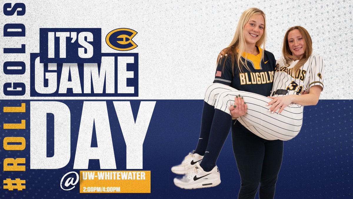 UWECblugolds's tweet photo. GAMEDAY🚨 Blugolds face No. 23 Whitewater in a doubleheader. Time to rise to the occasion! 🥎🔥

@UWECSoftball | #RollGolds https://t.co/V69ee2MG6G