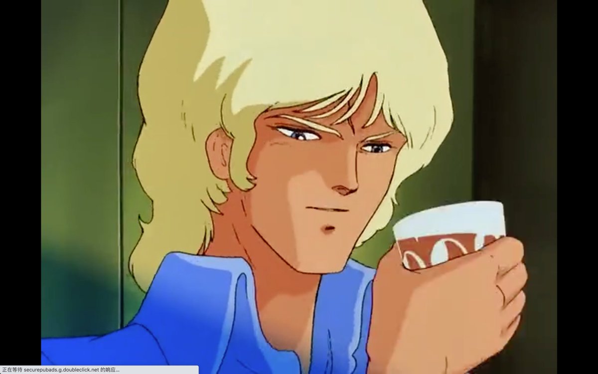 you rarely ever see mismatched glasses in a scene like that unless one of thems been using the same one for ages