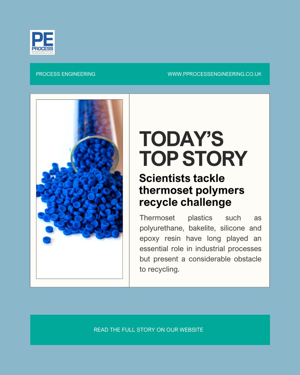 Writing in Polymer Chemistry, the researchers outlined how they created polymer gels with breakable bonds in various parts of the structure, testing to see how the properties altered when the gel was degraded and reformed.

More: processengineering.co.uk/article/209475…