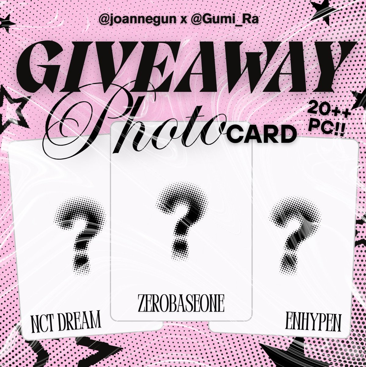 ⭐ Giveaway photocard zb1, nct dream, enhypen by <a href="/joannegun/">🪅</a> x <a href="/Gumi_Ra/">GumiRa @ mt after dm!</a> ! 

Rules : 
Baca tweet dibawah ini !

End 18 Mei 2025 20:00 WIB , wish you luck all! ☘️