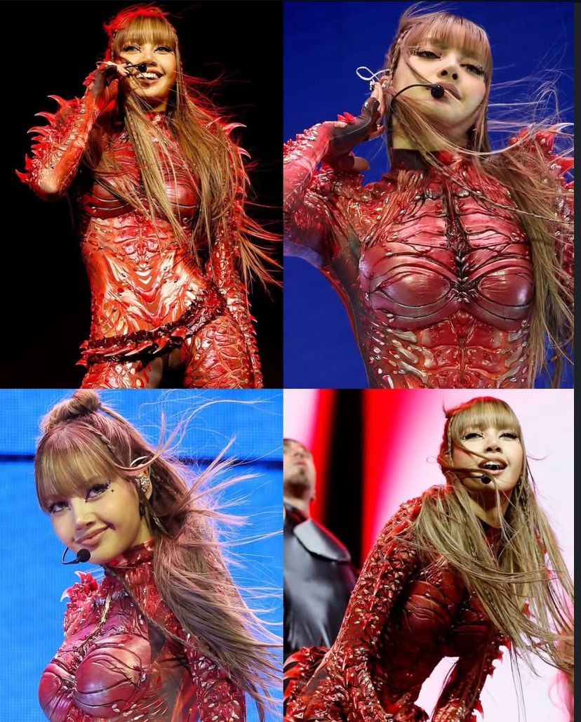 spinorbinmusic's tweet photo. LISA serving looks in new outfit for her performance on the second weekend of #Coachella2025. 🔥 https://t.co/ehvWLRBAWf