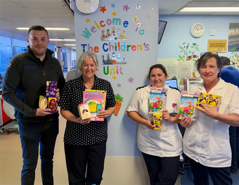 Today's eggggsta special shout out is to Tooley Engineering for their wonderful Easter gifts to the Children's Unit at  Pilgrim Hospital, Boston.🐰🥚 

Your gift is going down a treat with patients and staff!

#Tooleyengineering #easter #bostonpilgrim