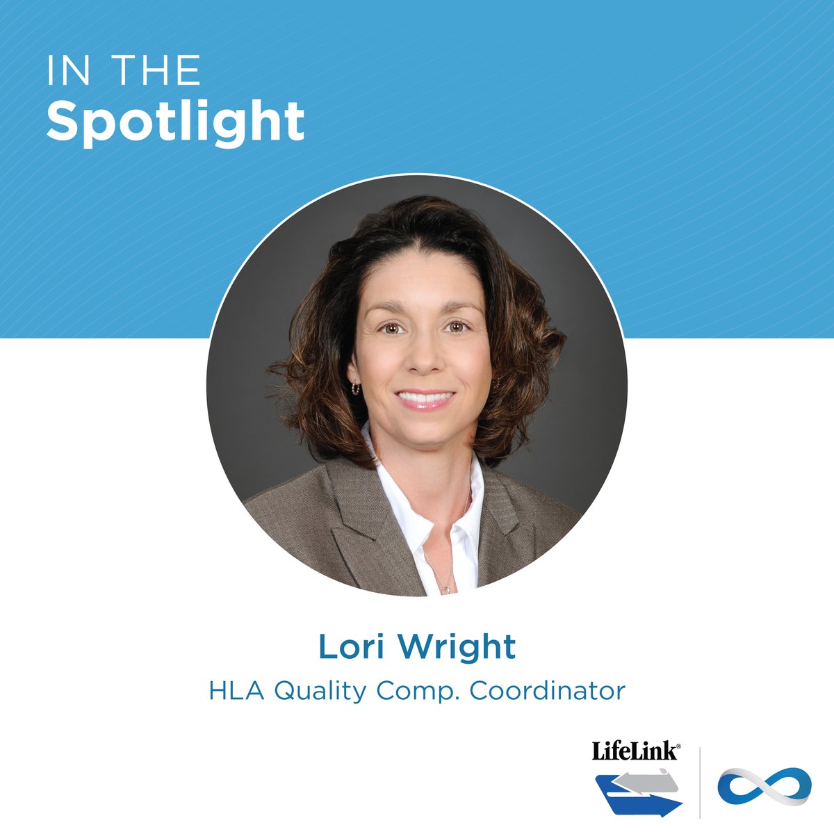 LifeLinkFL's tweet image. Lori Wright, HLA Quality Comp. Coordinator, celebrates 30 years with the LifeLink Transplantation Immunology Laboratory this month. 💙 Congratulations, Lori! 🎉 Thank you for your commitment to our mission.
MyStoryContinues.com #YourStoryContinues #LifeLinkInfinity