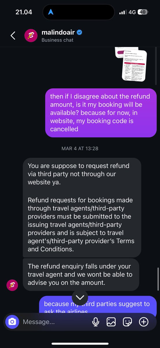 av3ana's tweet photo. @ShopeeCare SAYA TIDAK BISA TERBANG , KARENA FLIGHT SAYA SUDAH DI CANCEL

DAN SHOPEE TETAP BILANG KALO TIKET SAYA NON REFUNDABLE. HARUSNYA KALO NON REFUND, PENGAJUAN REFUND SAYA DITOLAK OLEH @malindoair … DAN TIKET SAYA TETAP CONFIRMED..NAMUN ITU TIDAK TERJADI, SHOPEE PENIPU https://t.co/5jkPA2T7Vs