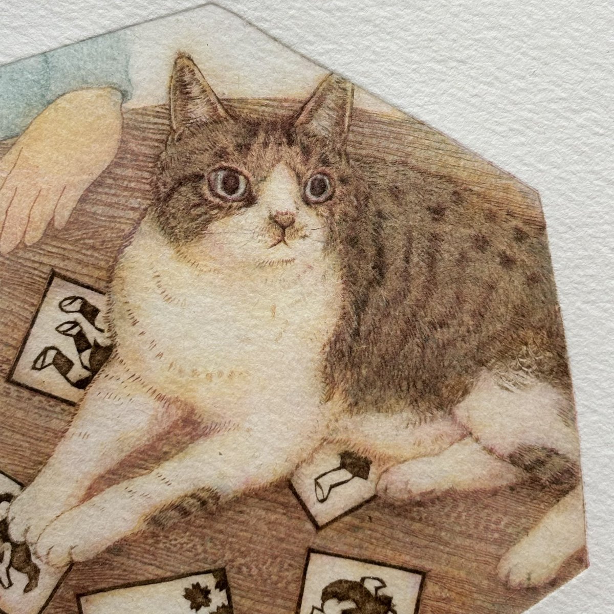 bonhanco 猫 版画 作家 Bonhanco-neruhanga