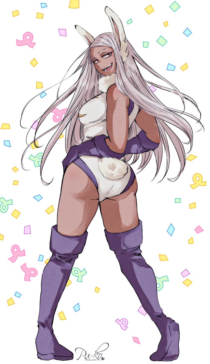Kingcoco5963's tweet photo. 見返り美人😍　#ヒロアカ #ヒロアカイラスト #hrak #ミルコ https://t.co/WXvj7pBvBl