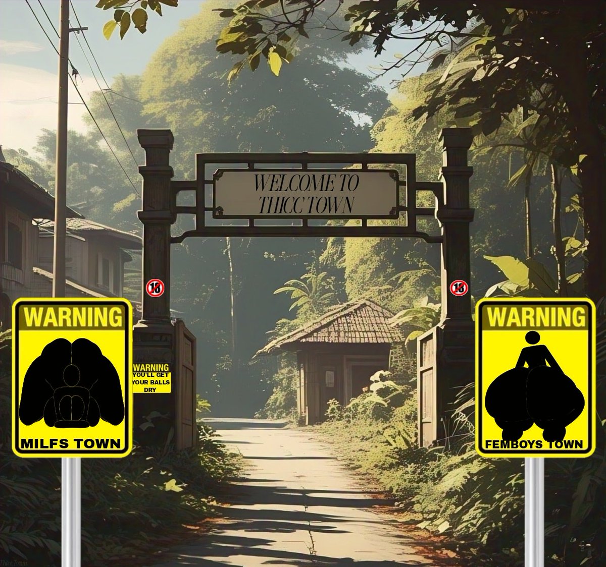 🍑 ¡WELCOME TO THICC TOWN! 🍑 tweet media