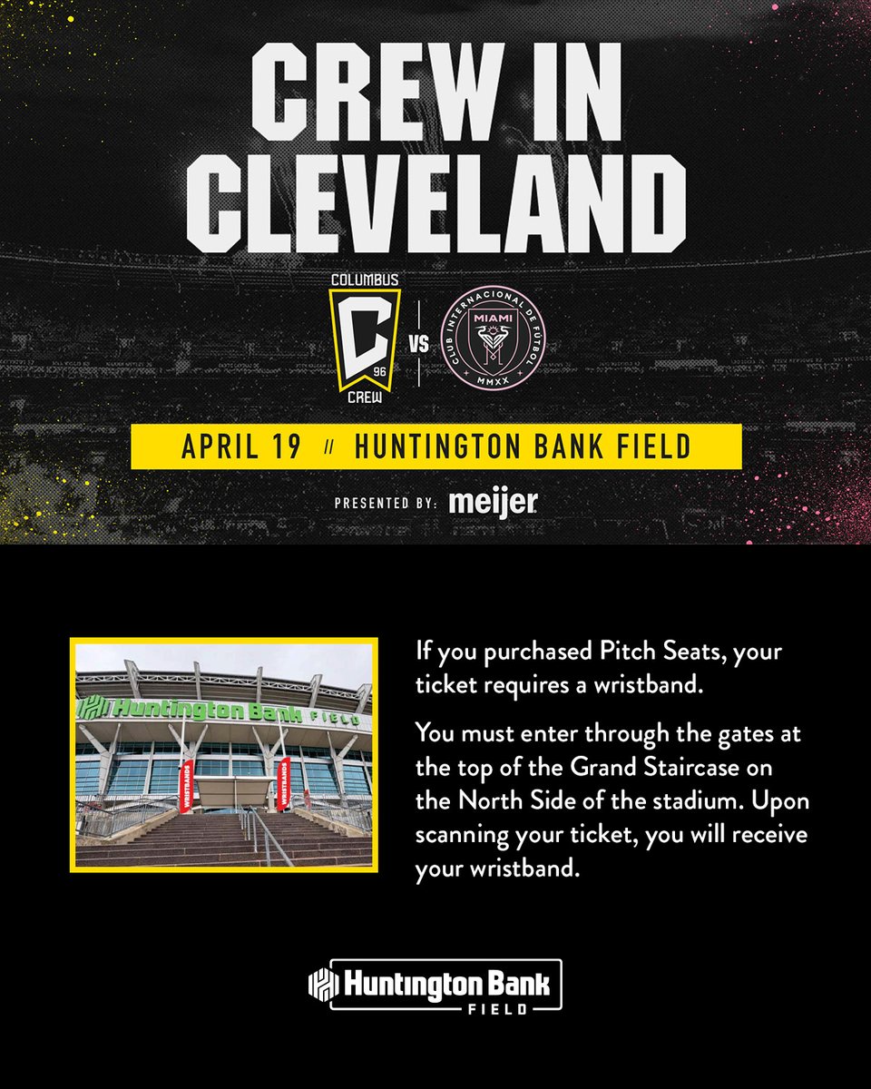 Huntington Bank Field (@huntingtonbkfld) on Twitter photo The last two <a href="/MLS/">Major League Soccer</a> unbeatens battle it out today at the stadium! Follow these know-before-you-go instructions to make getting into the match as smooth as possible. The last two <a href="/MLS/">Major League Soccer</a> unbeatens battle it out today at the stadium! Follow these know-before-you-go instructions to make getting into the match as smooth as possible.