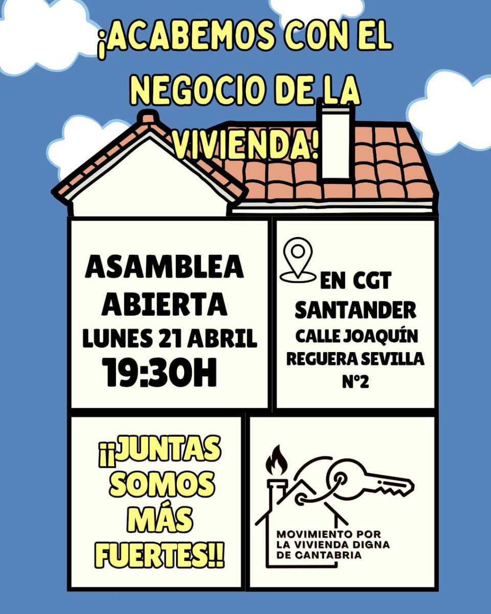 Organizando la lucha por el derecho a una vivienda digna para tod@s. No a la especulación inmobiliaria
