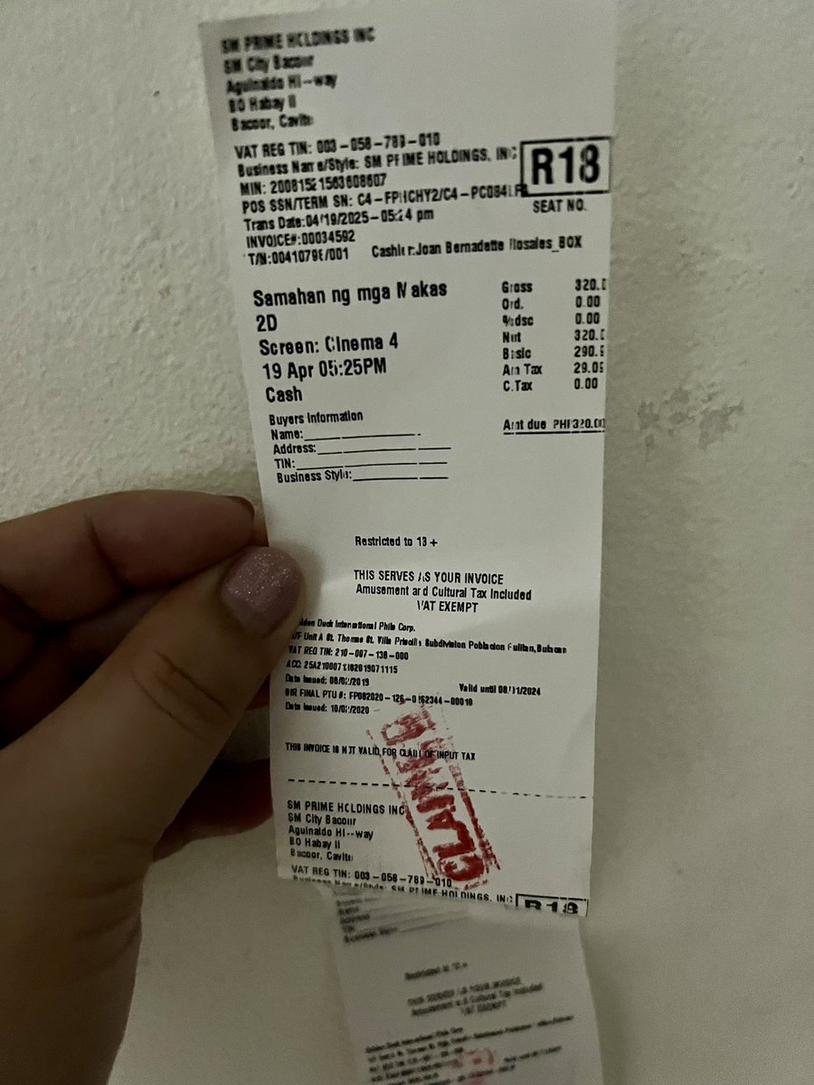 czels08's tweet photo. Enjoyed watching Samahan ng Mga Makasalanan.
Thanks @barda_fc
#DavidxSamforSNMM
#SamahanNgMgaMakasalanan https://t.co/VfAmW7xYuE