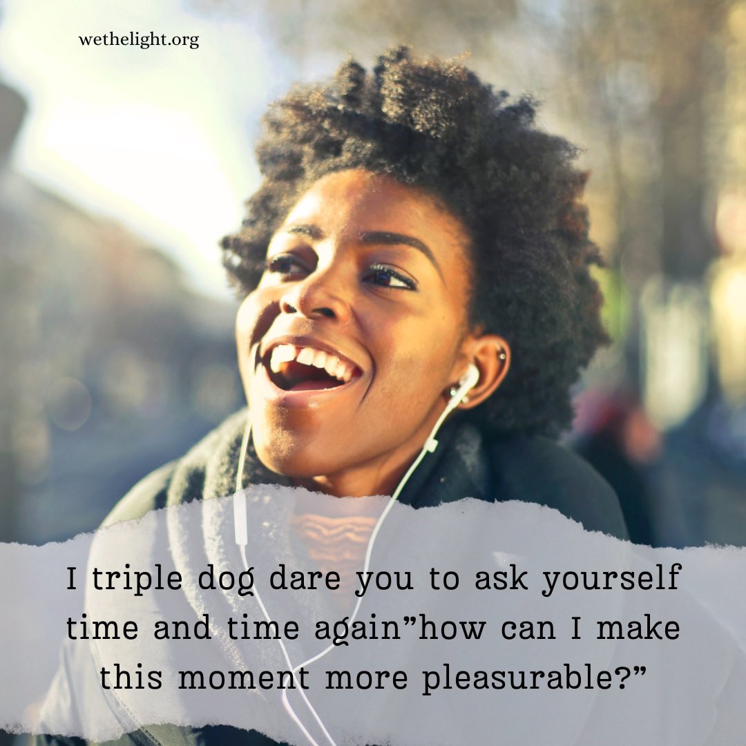 wethelight_LLC's tweet photo. How can you make THIS moment more pleasurable?

Stuck in the same routine? Add a little sparkle. Take an hourly dance break. Sip your morning smoothie from the fancy glass. Pause to breathe and actually feel your body.

Snap out of autopilot, babe. Go create a life you love. 💕 https://t.co/8DT78Obs7a