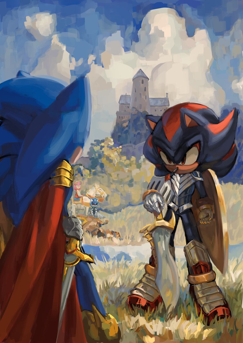 I am Lancelot, Knight of the Round Table. I challenge you to a duel!

#sonadow #shadonic #lansoni #ShadowTheHedgehog #SonicTheHedgehog