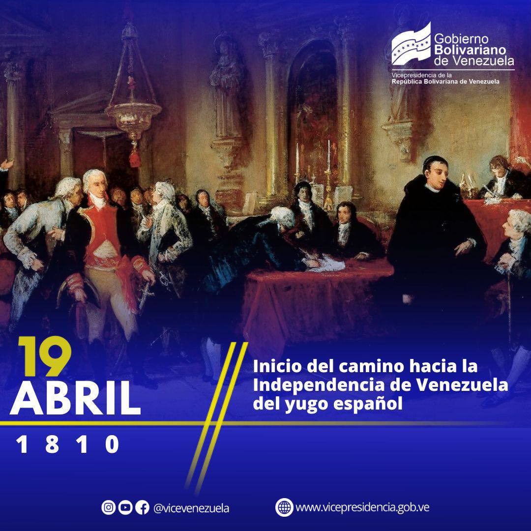 misionven_ue's tweet photo. El 19 de abril representa el espíritu rebelde de una nación que nunca se rinde. 

Desde las instituciones del Gobierno Bolivariano, reafirmamos el compromiso de servir al pueblo con lealtad y patriotismo.

#19Abr https://t.co/Q9bvj2gVwV