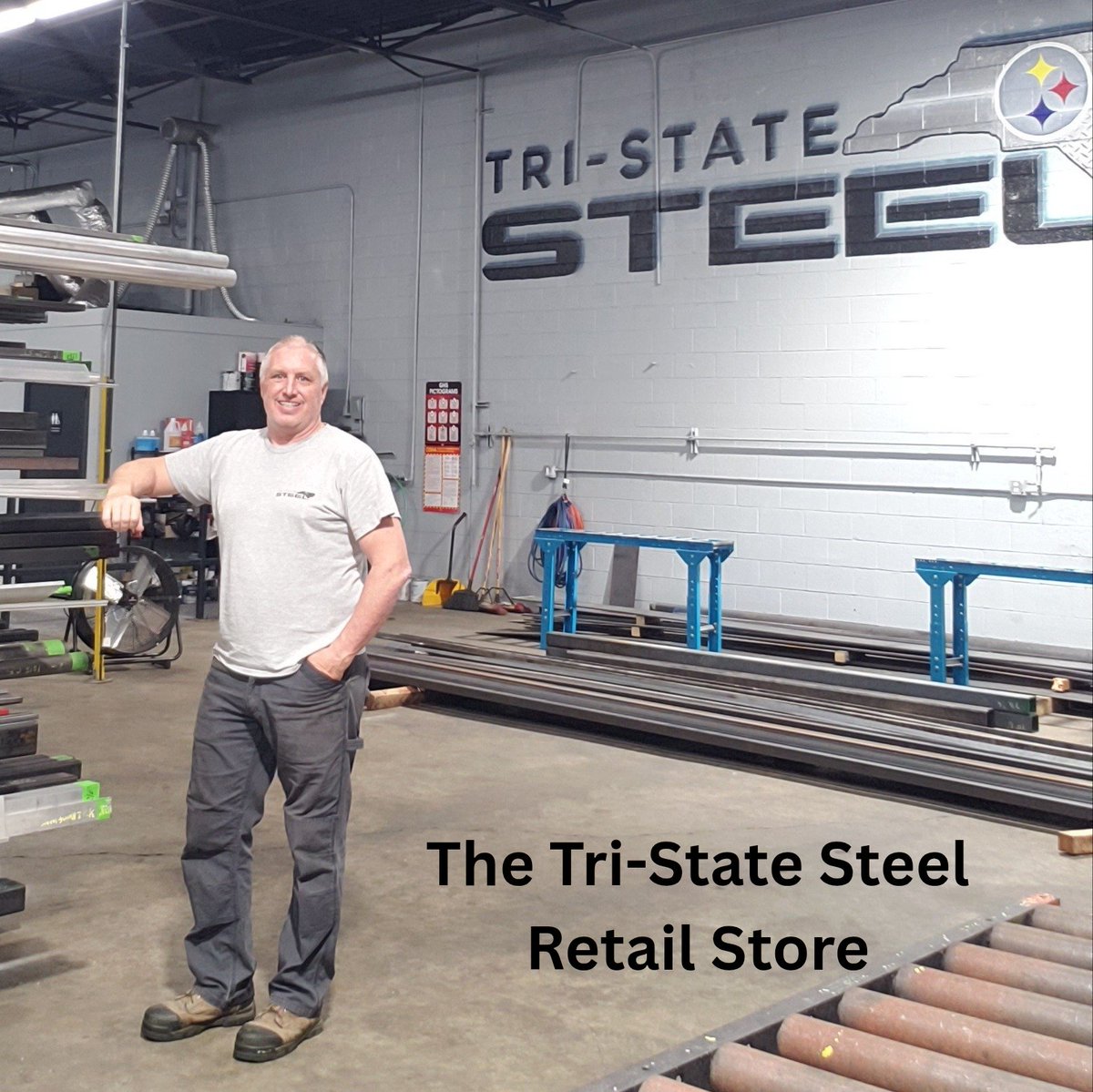 "We are in the service business"

If you have heard it once you have heard it ten thousand times from Tri-State Steel Products CEO Steve Scott!

That is why, on this holiday weekend, he is manning the warehouse at the Tri-State Steel Retail Store.  

We are here to serve you!