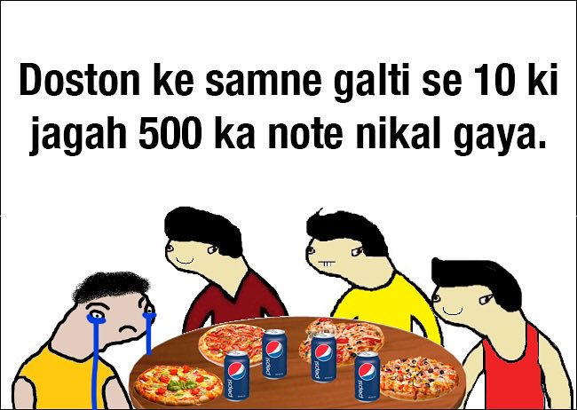 Acha hua ek hi note nikla🙂