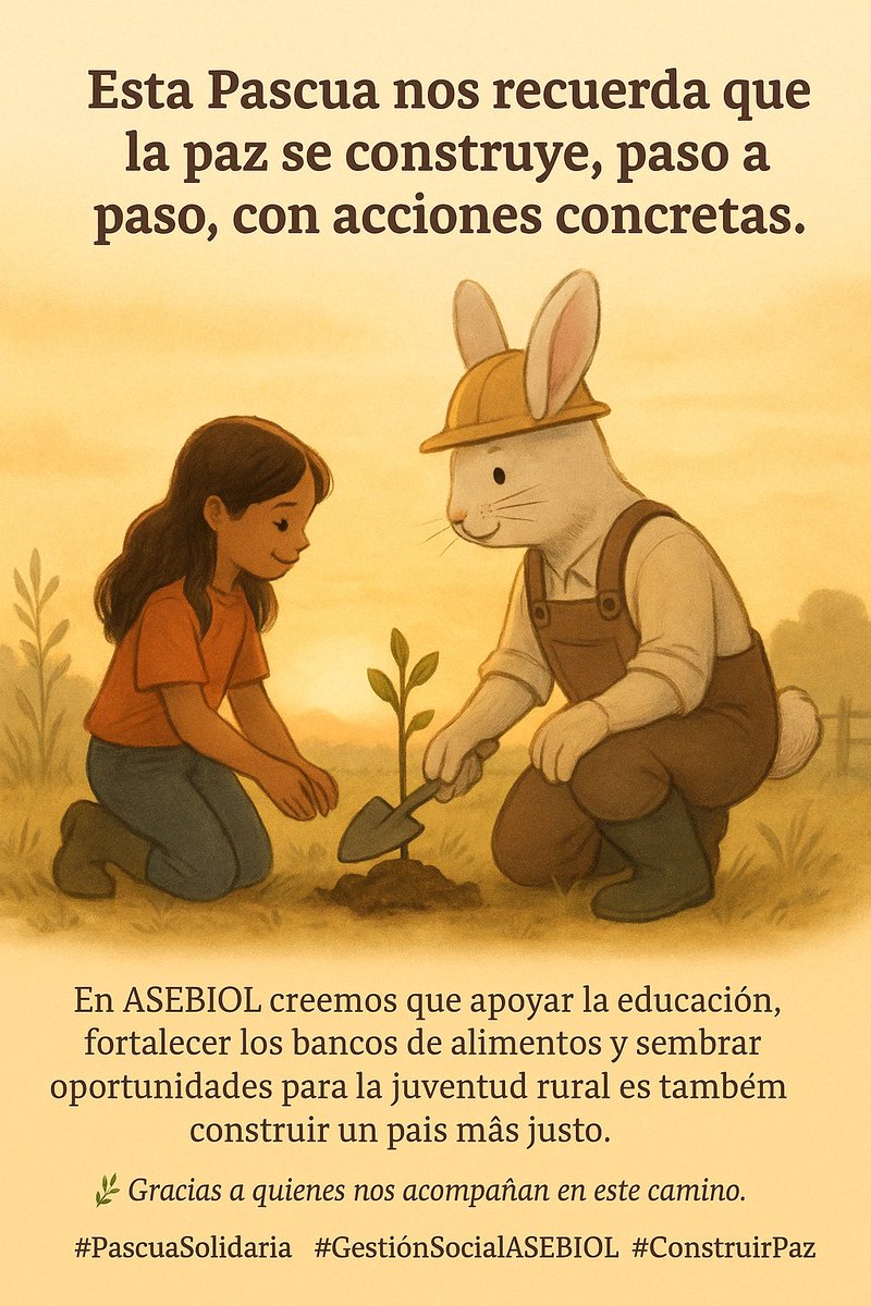 AsebiolA's tweet photo. Felices Pascuas @Abacocol @BancoAAlimentos https://t.co/UGANhEtDSK