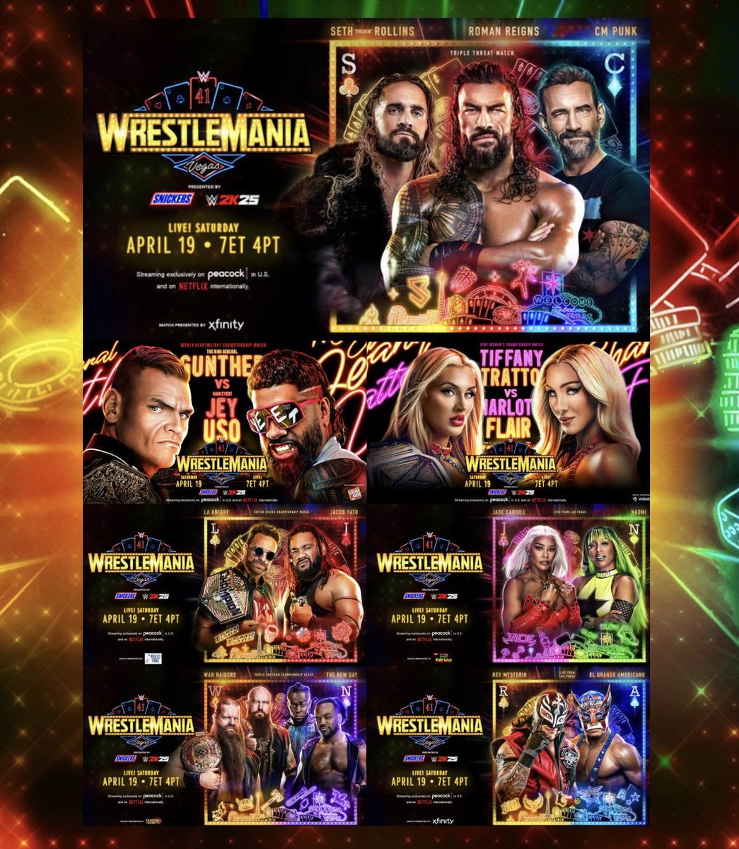 realmaskedj's tweet image. #WrestleMania Night 1 is upon us!  #WWE #PWN