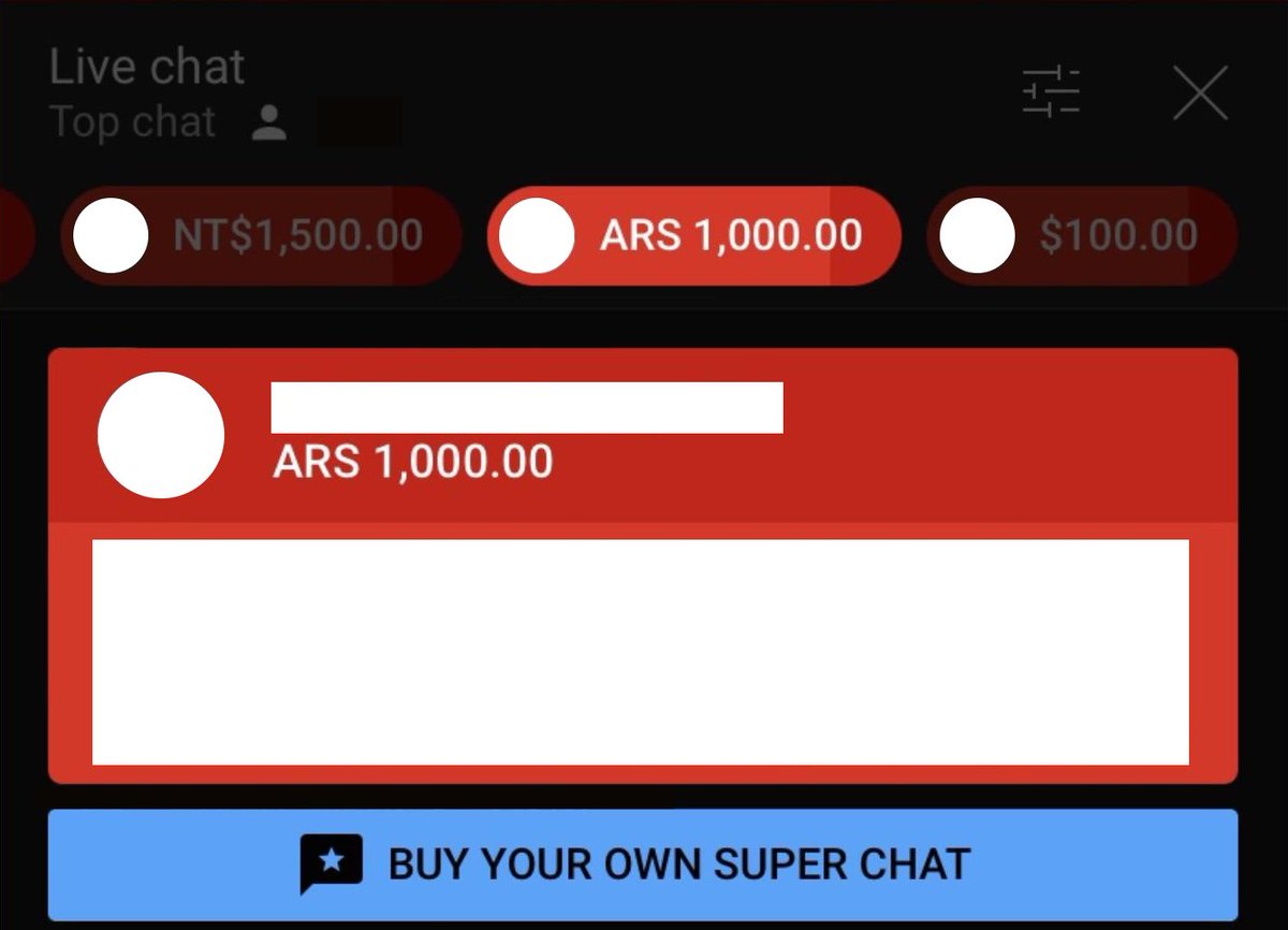 解釋一下用阿根廷 披索(ARS)投SC的爭議首先，投SC應該量力而為，完全根據個人經濟能力。不投SC/投小額SC都很正常，單純看直播/在chat互動本身就是對 直播主的一種支持