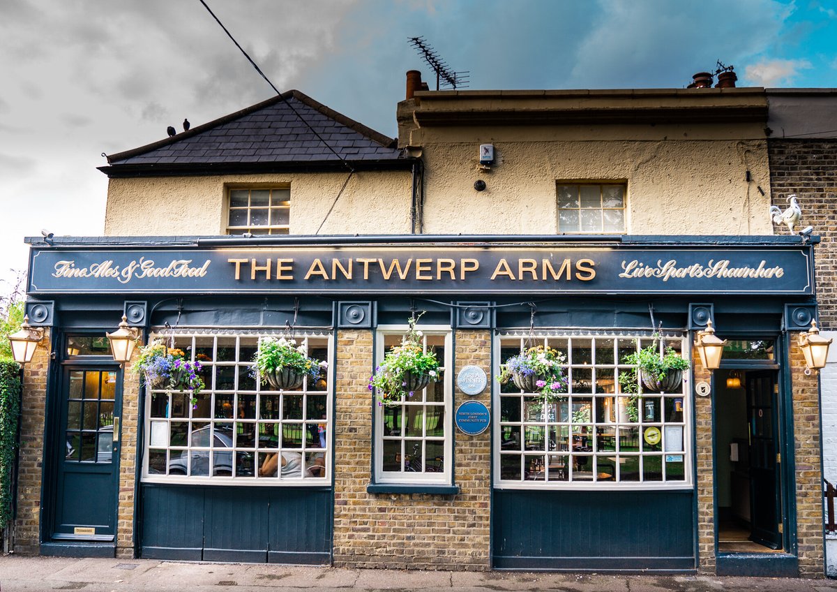 Paid a visit to the smashing Antwerp Arms in N17 this week. Community owned but run by our friends at <a href="/RedemptionBrew/">Redemption Brewing Co.</a>. Very engaged with the community thereabouts &amp; well used by it. Had been sold by the Stonegate pub co. to a property developer, so splendid that it's still a pub.