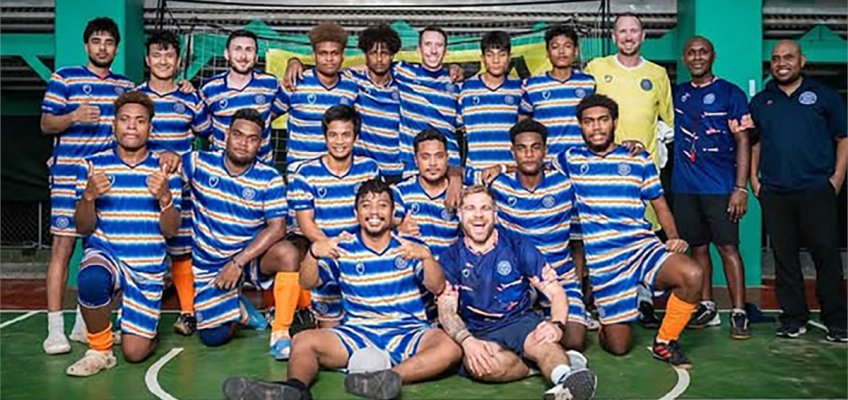 Marshall Islands Soccer Federation (@soccerfedmi) on Twitter photo We have now sold 9 international match-worn jerseys for our fundraiser.
Only 36 match-worn jerseys are available that will have been worn during either of our historic first-ever international matches in August 2025.
More details here:
kickstarter.com/projects/first… We have now sold 9 international match-worn jerseys for our fundraiser.
Only 36 match-worn jerseys are available that will have been worn during either of our historic first-ever international matches in August 2025.
More details here:
kickstarter.com/projects/first…