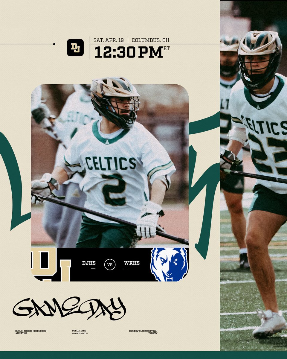 𝐆𝐀𝐌𝐄𝐃𝐀𝐘 𝐈𝐍 𝐂𝐎𝐋𝐔𝐌𝐁𝐔𝐒
🔰Dublin Jerome vs. Worthington Kilbourne
🔰Worthington Kilbourne Stadium
🔰Saturday, April 19th @ 12:30 PM