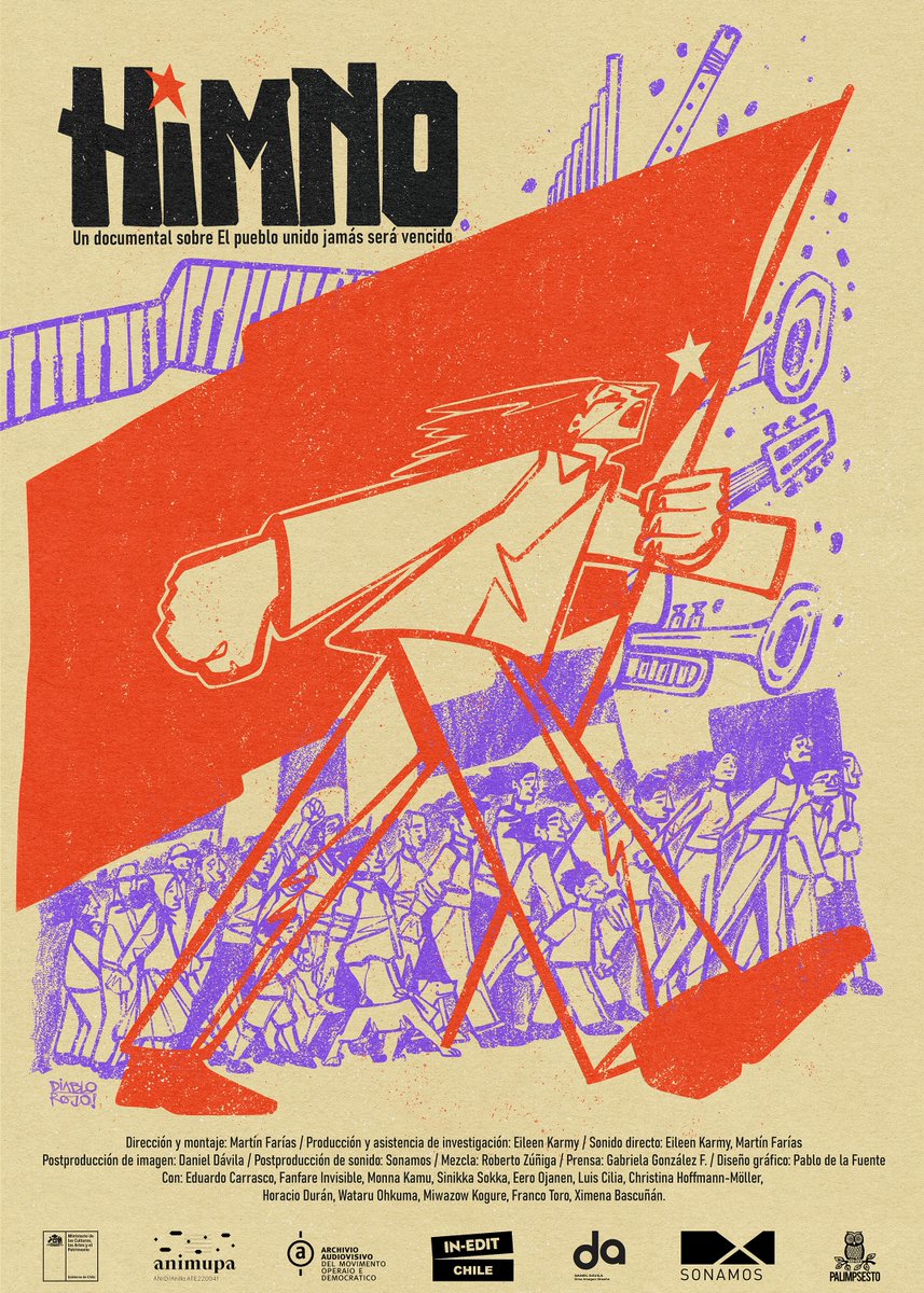 🇨🇱 🎞️Himno – Documentary Screening + Director Intro (London Premiere)
                                                                                                                   Himno is a vibrant musical journey that explores how the song El pueblo unido jamás será