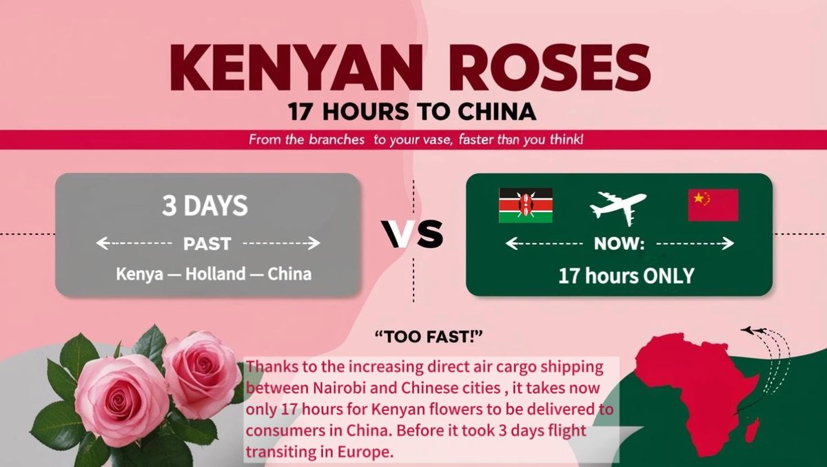 DGAfrica_MFA's tweet photo. Kenya is among the first African countries to benefit from the "Green Channel" for African agro-products entering in China n platforms like #CAETE. Kenyan flowers, avocados, omenas are increasingly available in Chinese market. In 2023, CN-KY trade volume reached $8.6 bn. https://t.co/3AtvEHv8KI